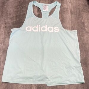 Adidas Women's Pale Green Tank Top